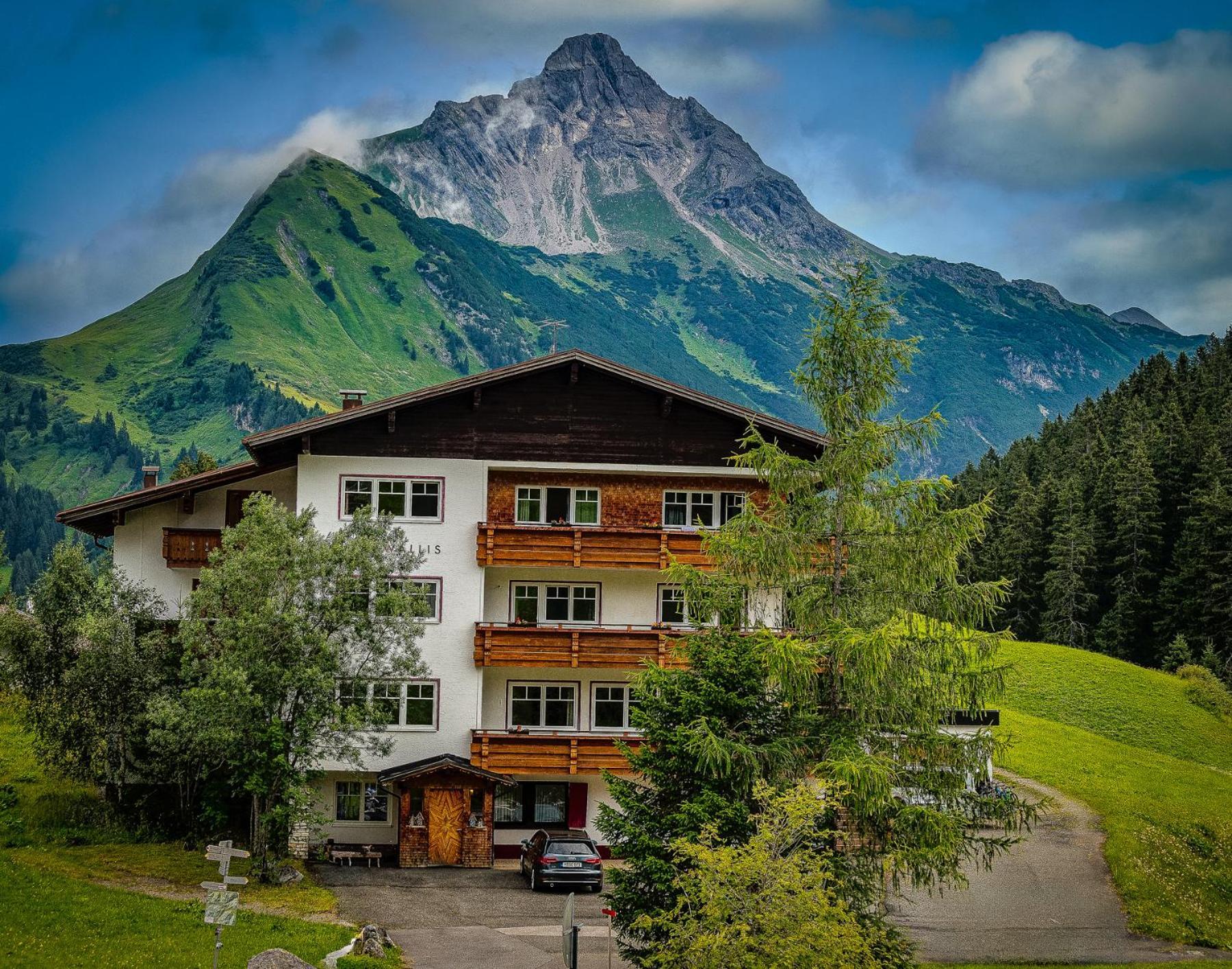 Haus Wallis By Stayfritz - Ski-In Ski-Out Zimmer 'Garni' Am Arlberg Warth  Dış mekan fotoğraf